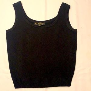 ST. JOHN classic black top